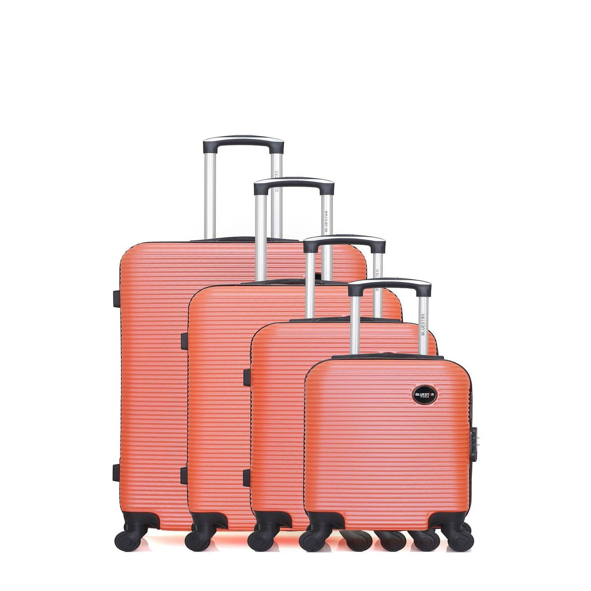 BLUESTAR BLUESTAR - Set de 4 Valises LONDON-M 75 cm 4 Roues