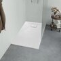 VIDAXL Bac de douche SMC Blanc 90 x 70 cm