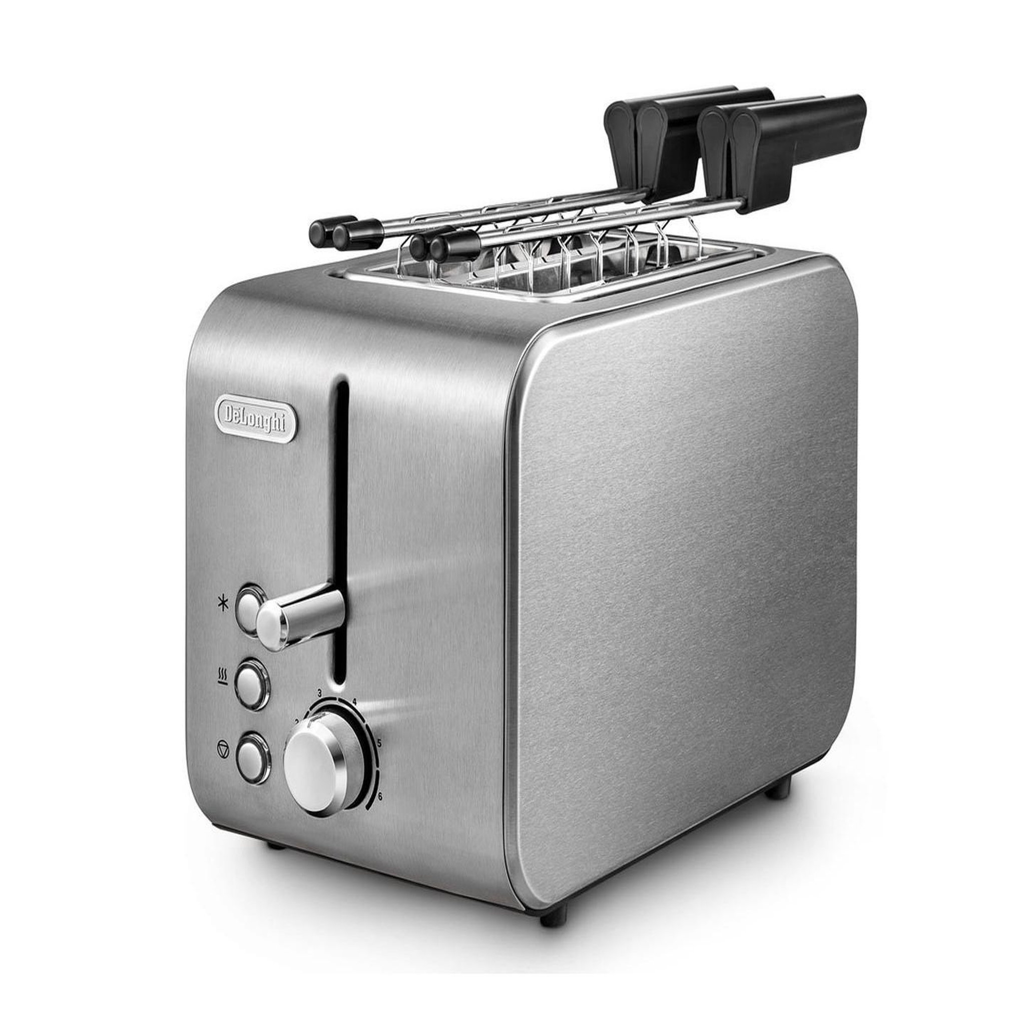 Voir la diapositive 2 : DELONGHI Grille-pain Delonghi CTX 2203 2 tranches Argent
