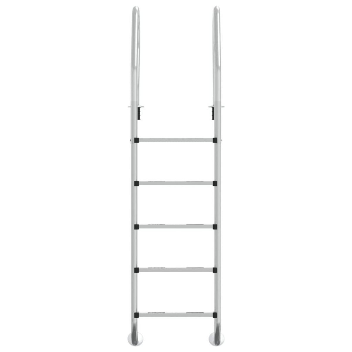 VIDAXL Echelle de piscine 54x38x211 cm acier inoxydable 304
