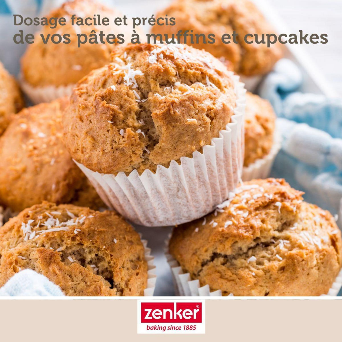 ZENKER Verseur de pâte à gâteau en inox Zenker