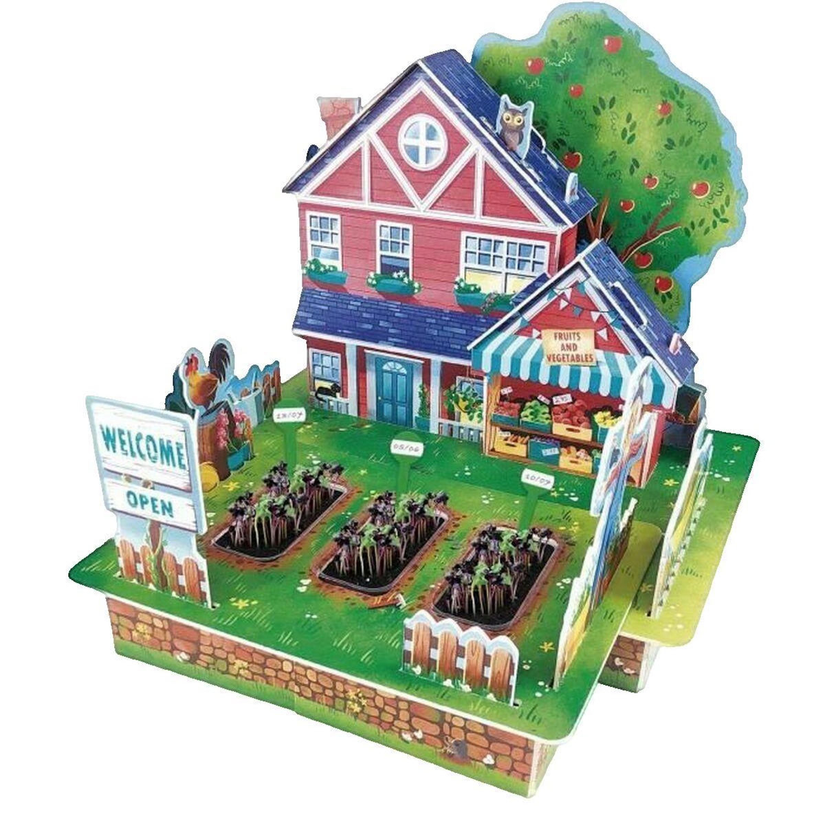 EDUCA Jeu éducatif Educa-Borras 3D Dream Gardens 2in1 - Potager