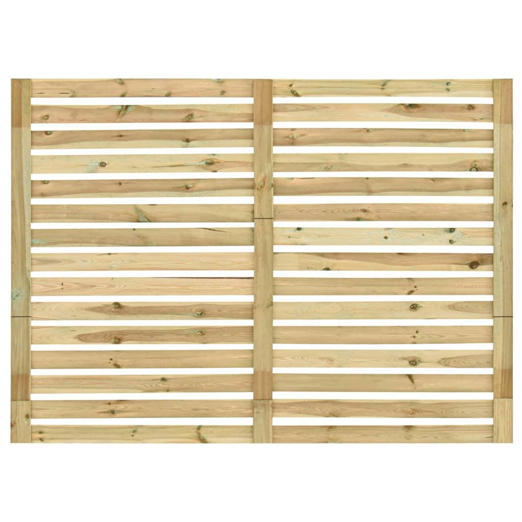 Voir la diapositive 3 : VIDAXL Panneau de cloture de jardin Bois de pin impregne 180 x 180 cm