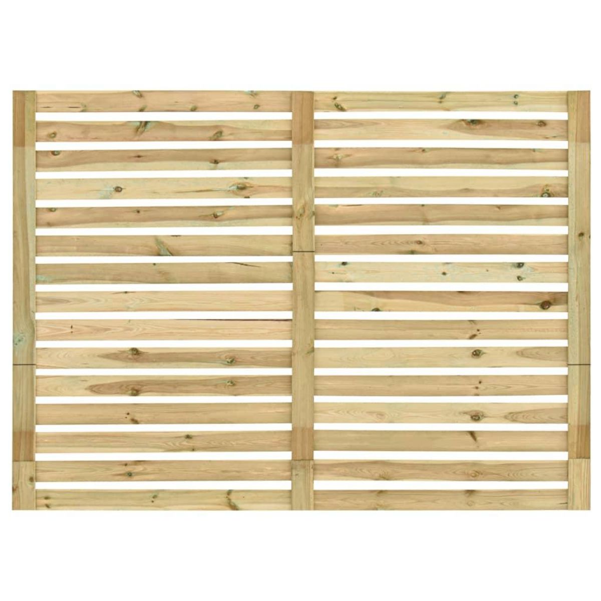 VIDAXL Panneau de cloture de jardin Bois de pin impregne 180 x 180 cm