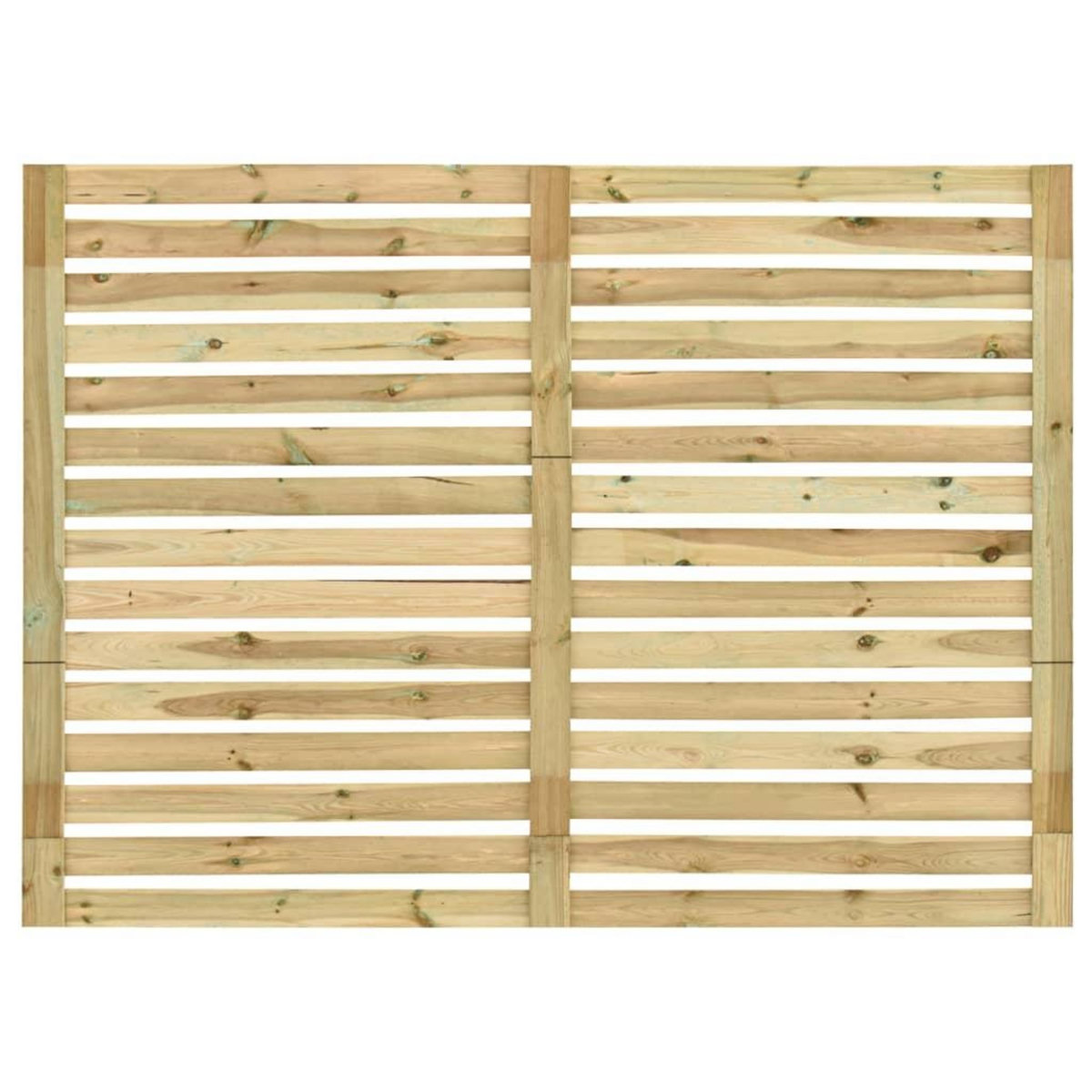 VIDAXL Panneau de cloture de jardin Bois de pin impregne 180 x 180 cm