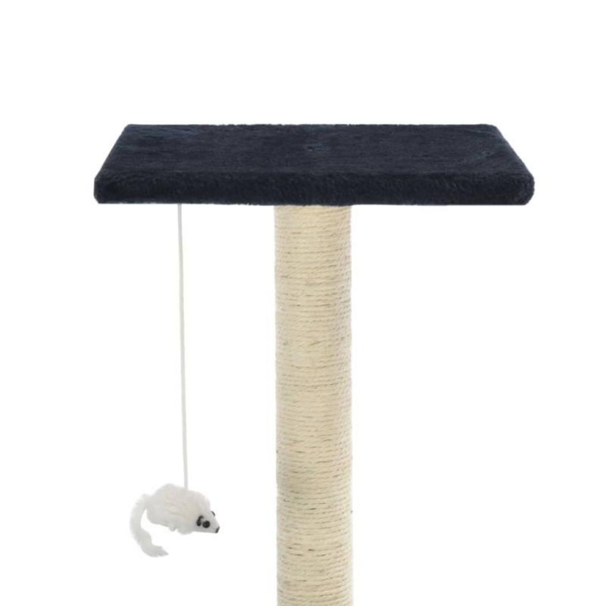 VIDAXL Arbre a chat avec griffoirs en sisal 95 cm Bleu fonce
