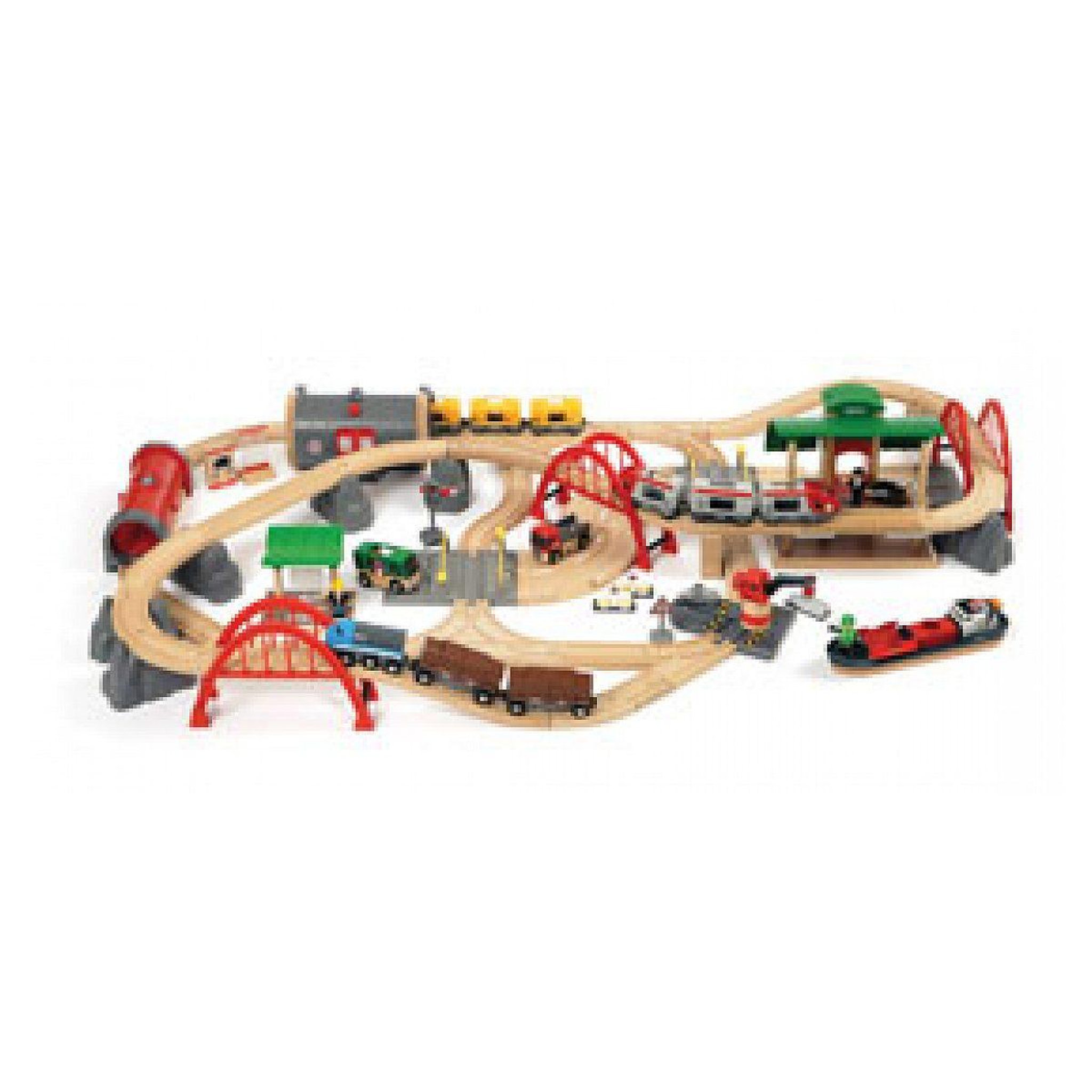 Brio 33052 circuit de chemin de fer deluxe 70 pieces