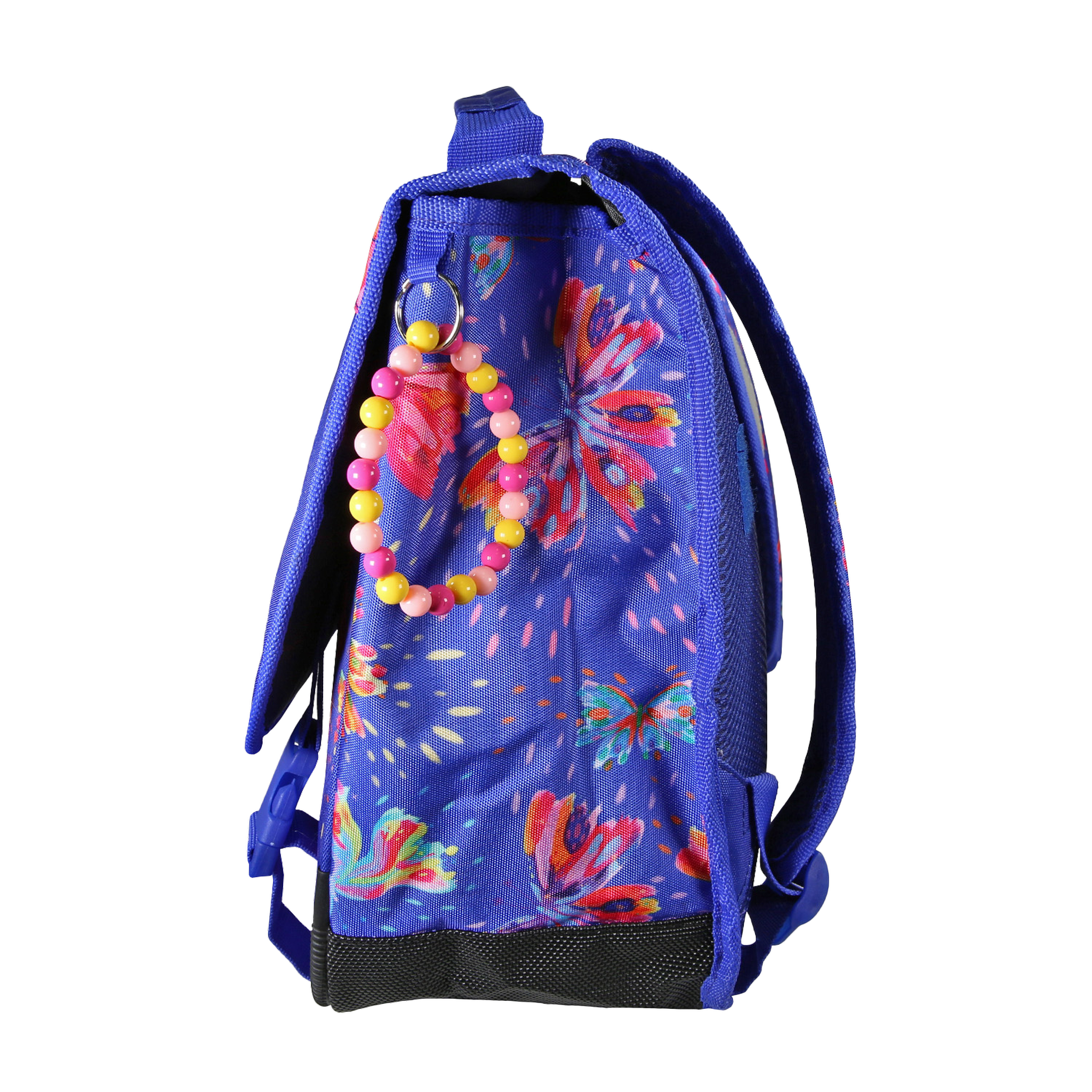 Voir la diapositive 3 : Bagtrotter Ettavee- Cartable scolaire 38 cm Fly With Me - Fille - Bleu/Violet Papillon - 2 compartiments