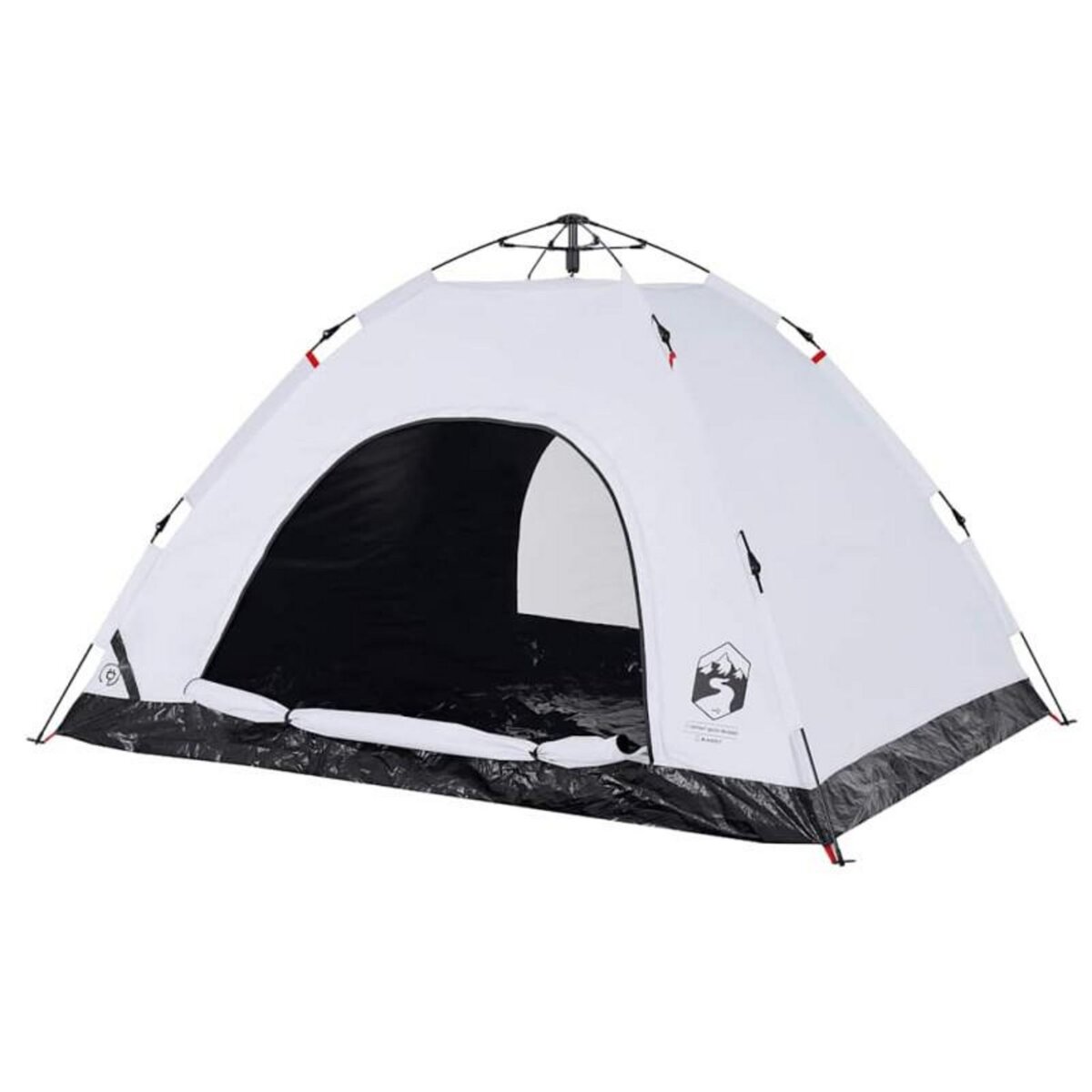 VIDAXL Tente de camping 4 personnes tissu occultant libération rapide