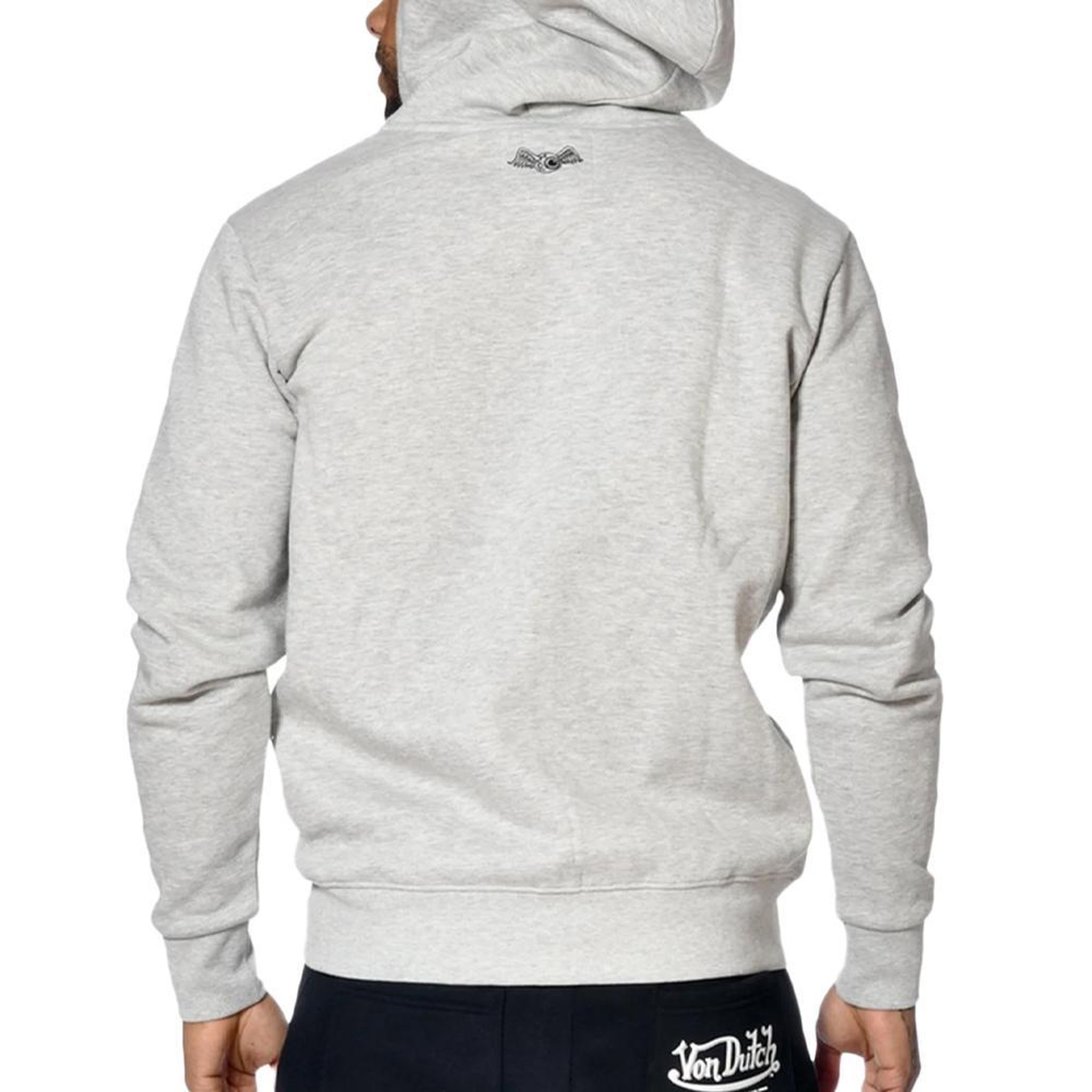Voir la diapositive 2 : VON DUTCH Sweat Zippé Gris Homme Von Dutch SLIGN