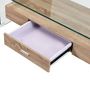 Voir la diapositive 4 : VIDAXL Table basse Clair 98x45x31 cm Verre trempe
