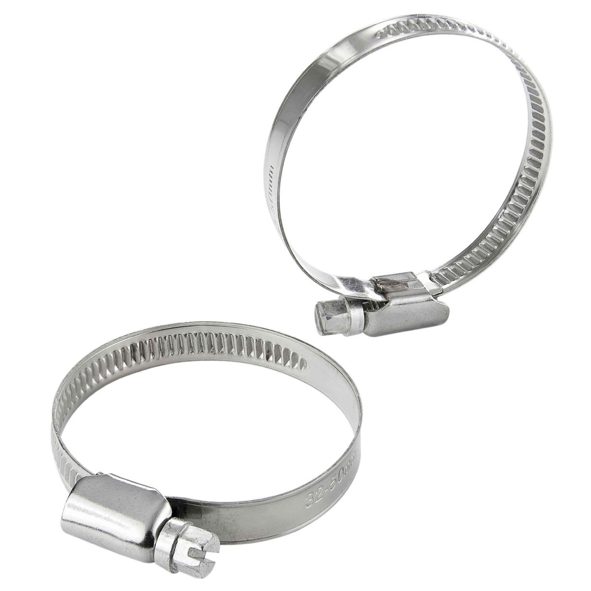 Ribiland Collier de serrage inox 32 à 50mm 2pcs