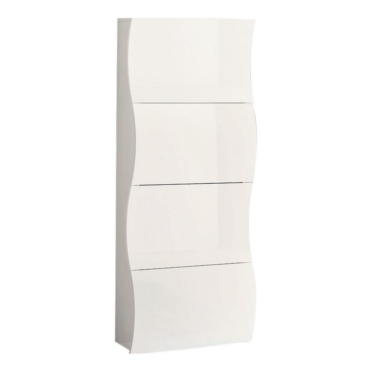 Meuble à chaussures CLOUD, 4 portes abattantes