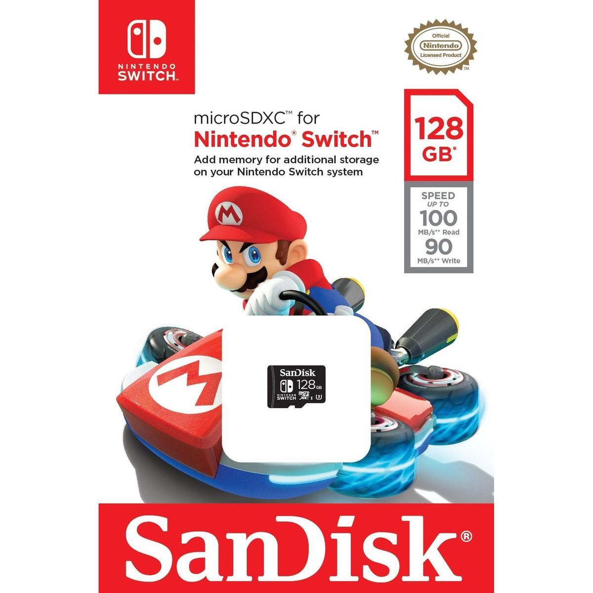SANDISK Carte Micro SD 128 GB Nintendo Switch