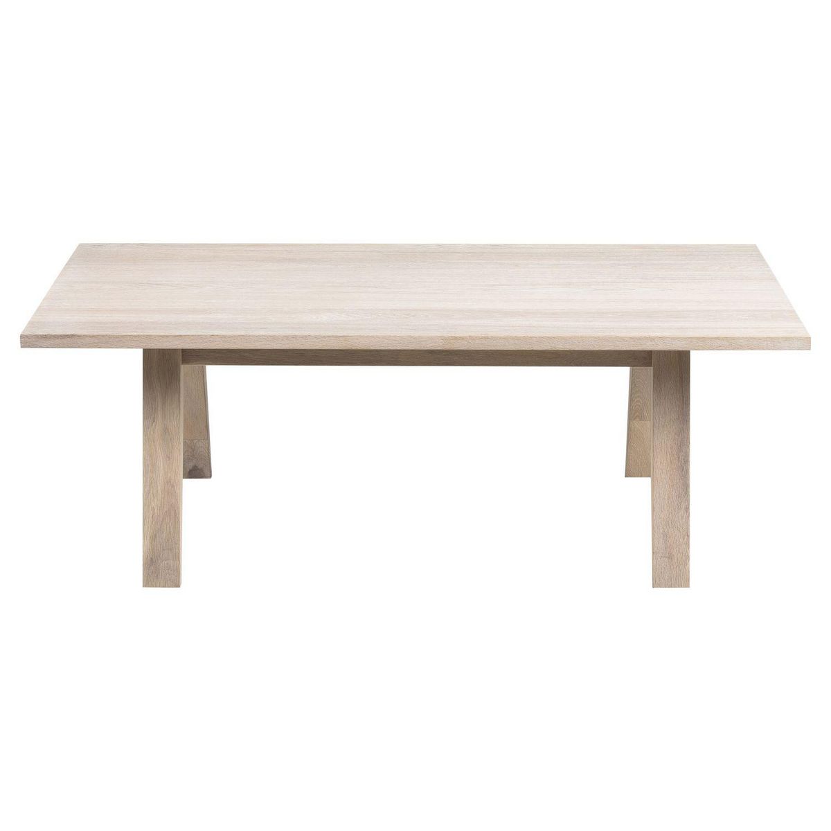TOILINUX Table basse en panneaux de particules rectangulaire - Beige