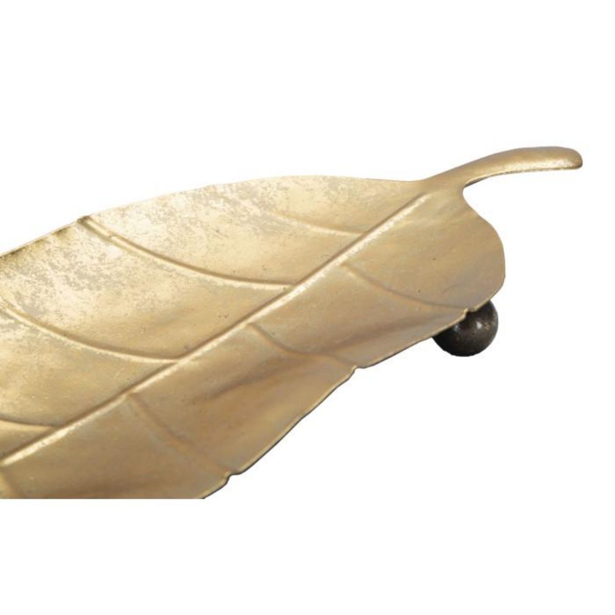 Paris Prix Vide-Poche sur Pied en Métal  Foglia  38cm Or