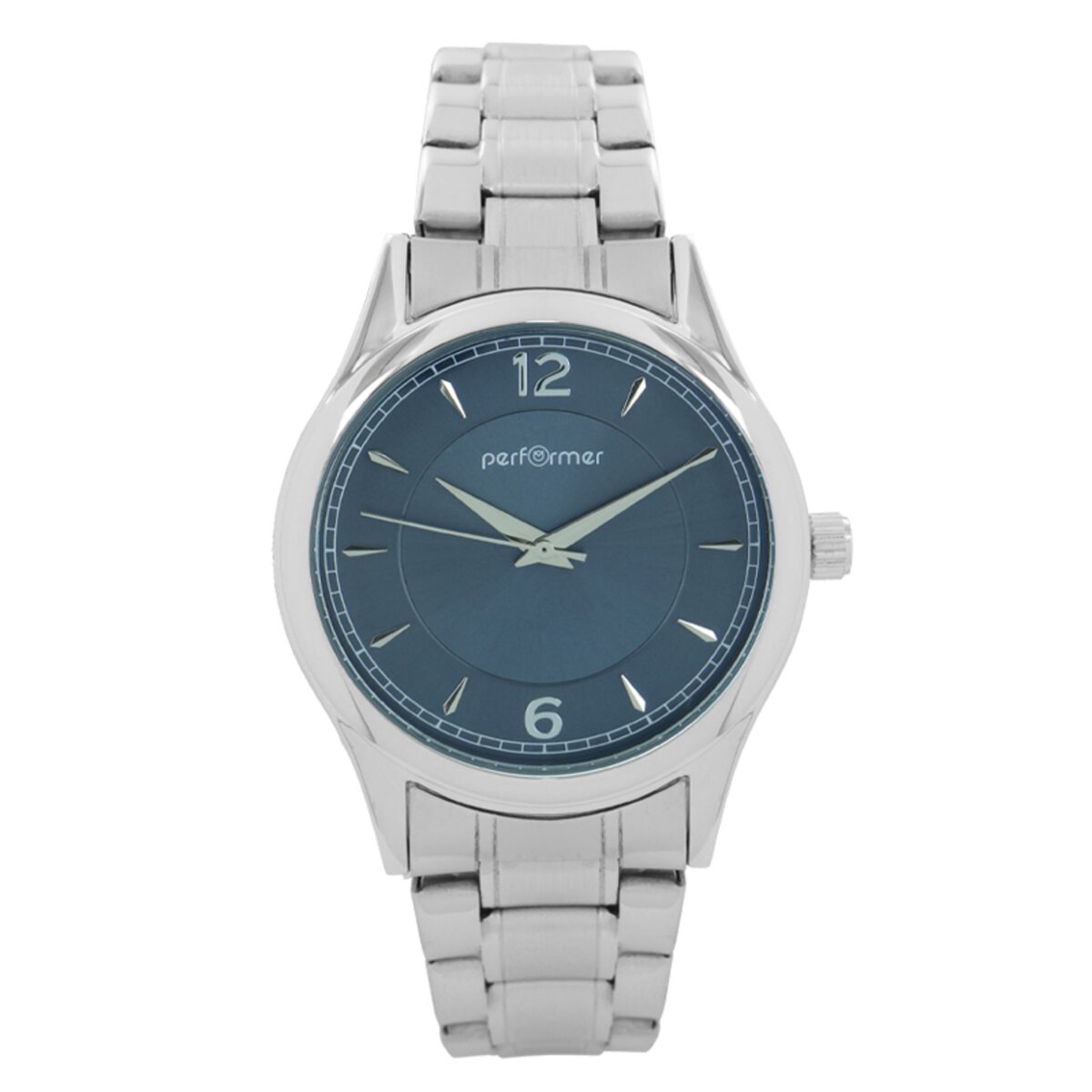 Performer Montre Performer Homme M tal Argent Cadran Bleu 70311922