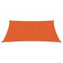 Voir la diapositive 3 : VIDAXL Voile d'ombrage 160 g/m^2 Orange 3,6x3,6 m PEHD