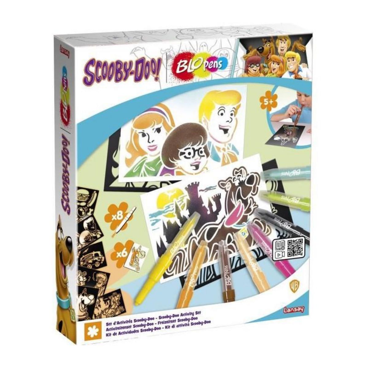 LANSAY Blopens - Set d'Activités Scooby-Doo - Dessins et Coloriages - Des 5 ans - Lansay