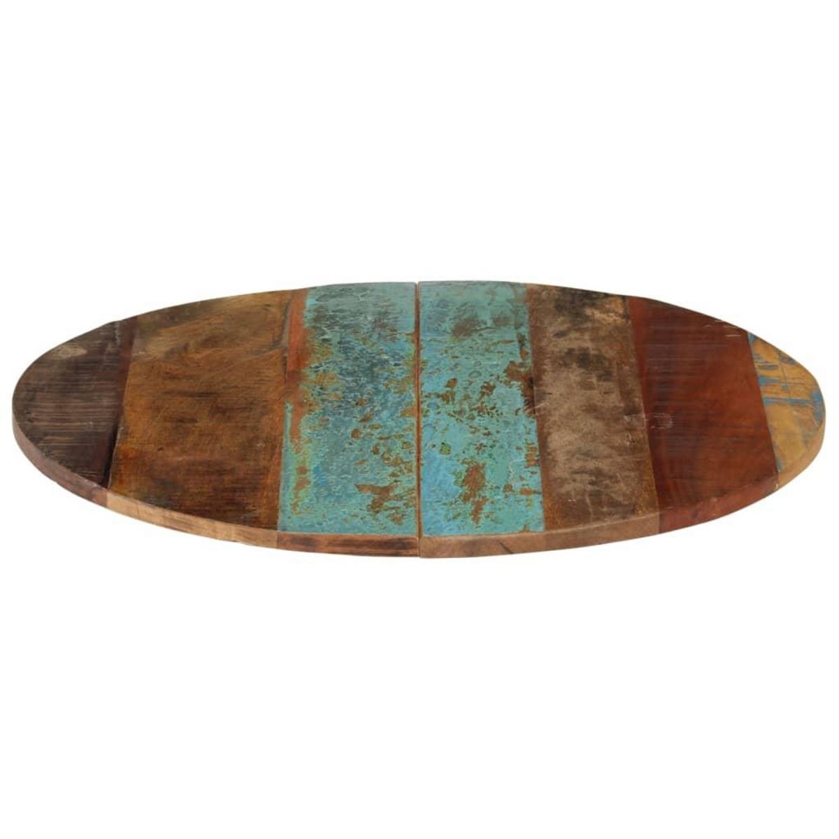 VIDAXL Dessus de table rond 60 cm 15-16 mm Bois de recuperation