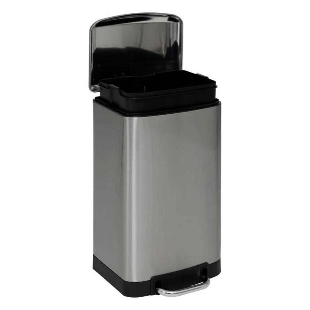 FIVE Poubelle de Cuisine en Inox  Ariane  20L Argent