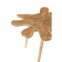 Voir la diapositive 3 : Paris Prix Lot de 2 Tables d'Appoint en Teck  Splash  60cm Naturel