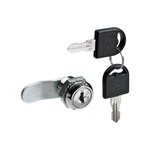 CENTRALE BRICO Serrure de meuble acier à encastrer HETTICH de 17 a 34 mm reversible