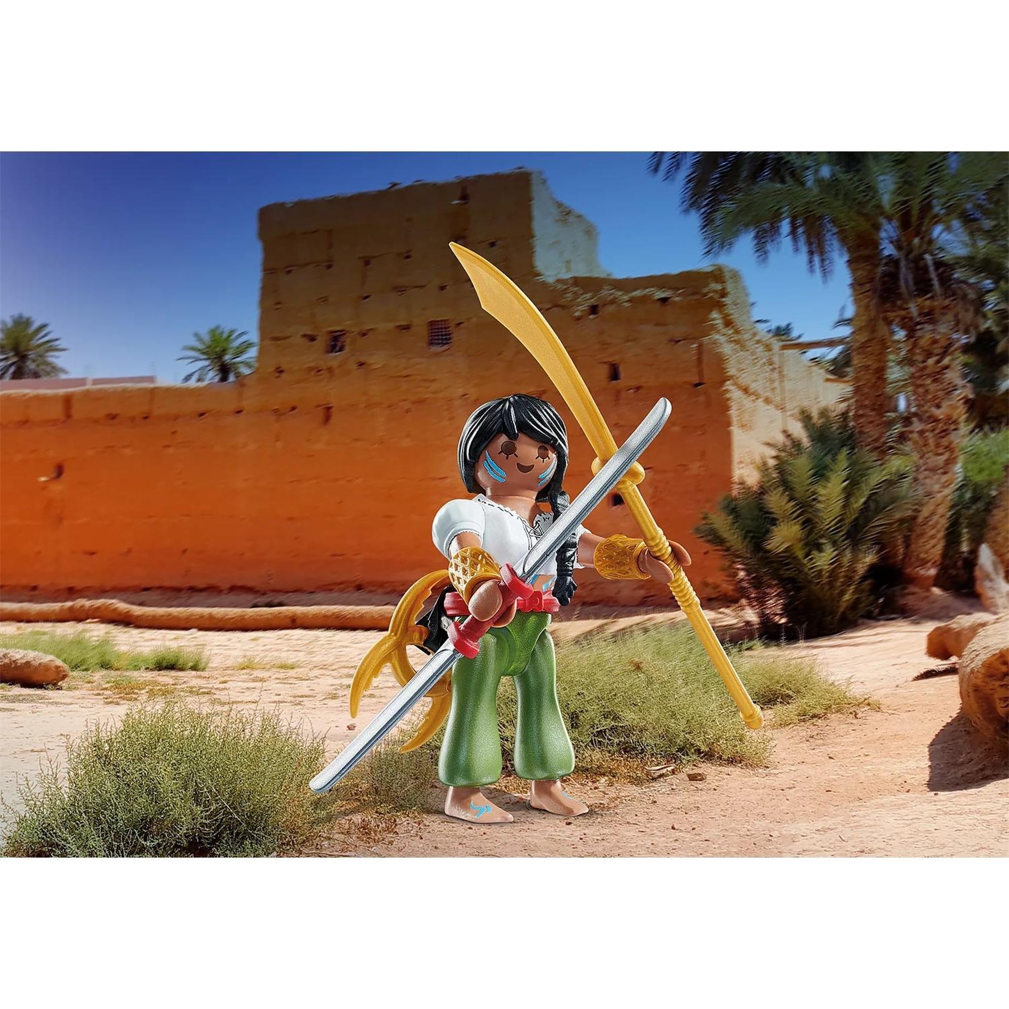 Voir la diapositive 2 : PLAYMOBIL Combattante avec lance