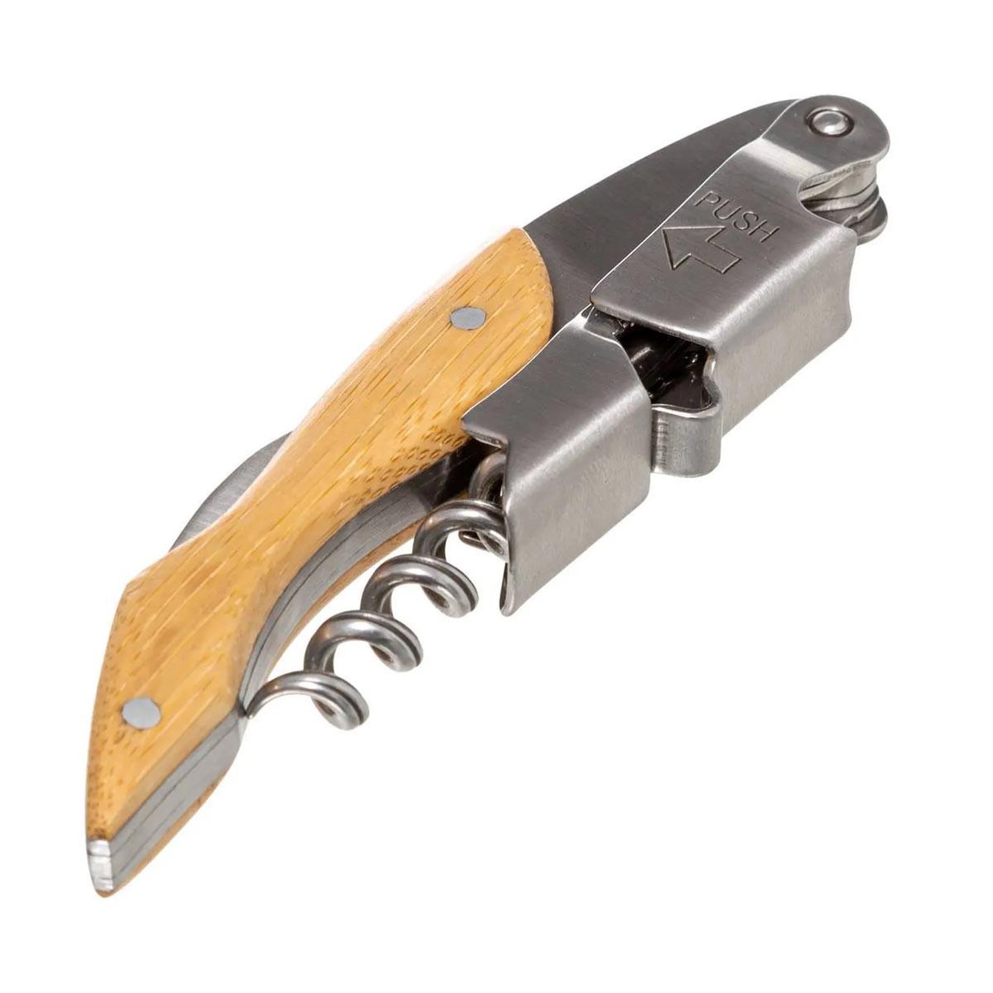 SECRET DE GOURMET Tire bouchon limonadier  bambou  12cm naturel