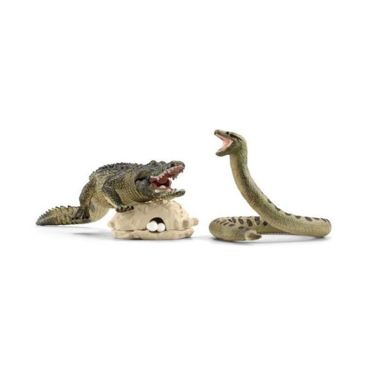 Schleich SCHLEICH - Duel Aligator/Anaconda - 42625 - Gamme Wild Life