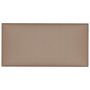Voir la diapositive 3 : VIDAXL Panneaux muraux 12 pcs Cappuccino 30x15 cm Similicuir 0,54 m²