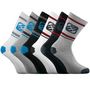 Voir la diapositive 1 : FREEGUN Lot de 6 Paires de Chaussettes Tennis homme assorties