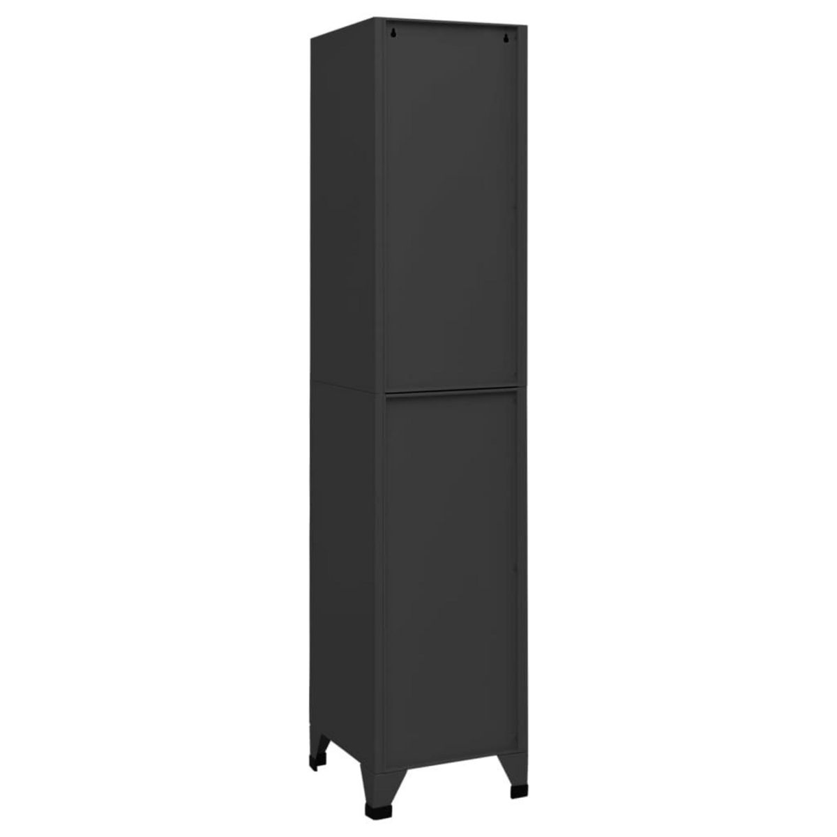 VIDAXL Armoire a casiers Anthracite 38x40x180 cm Acier