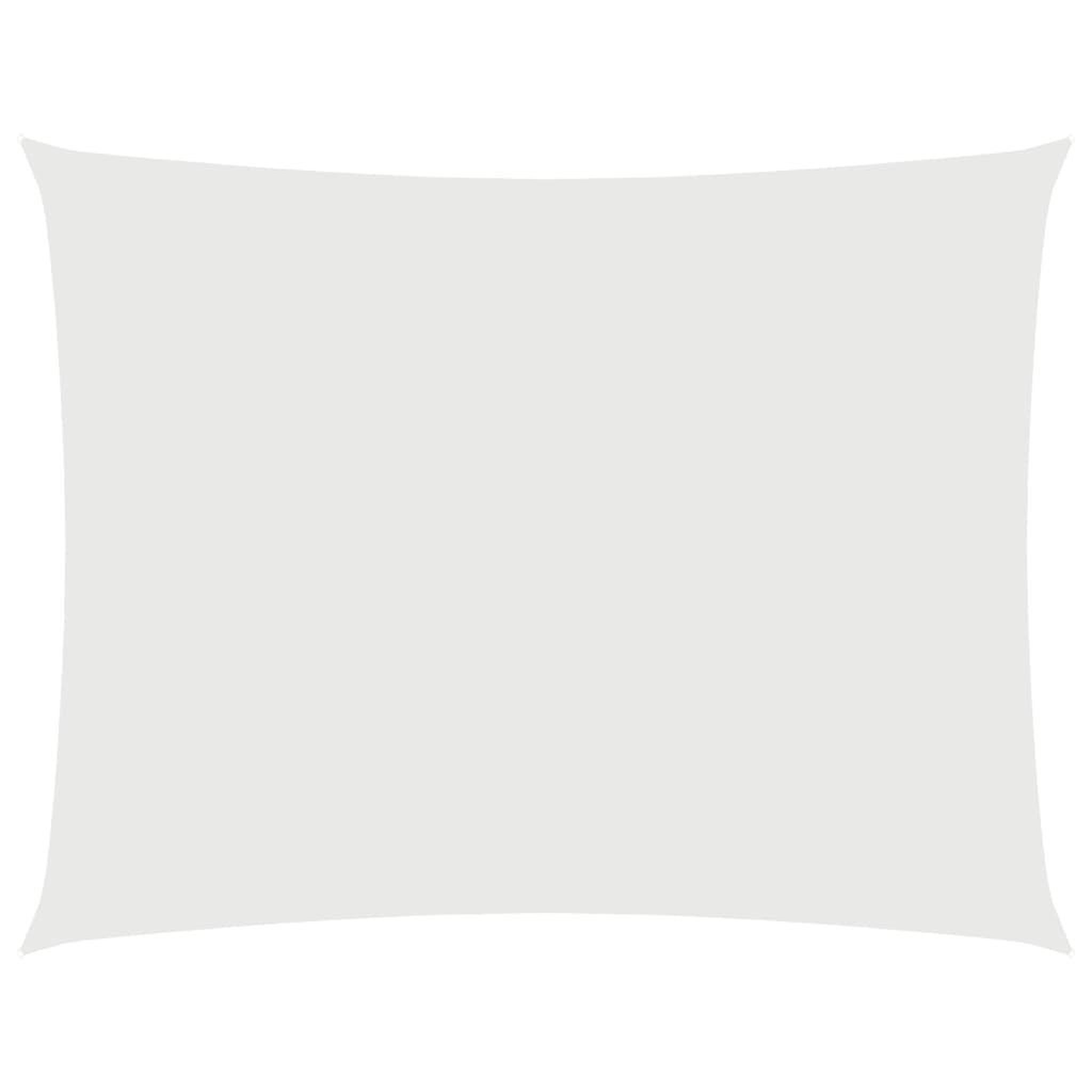 Voir la diapositive 2 : VIDAXL Voile de parasol tissu oxford rectangulaire 3x4,5 m blanc