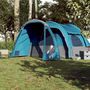 Voir la diapositive 3 : VIDAXL Tente familiale 6 personnes bleu impermeable