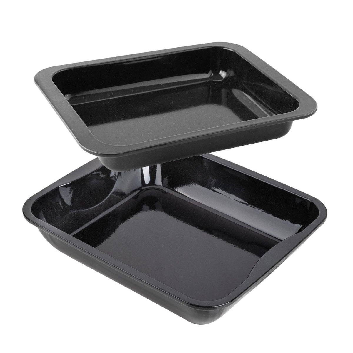 ZENKER Lot de 2 plats à four rectangulaires 40 x 34 cm et 33 x 25 cm Zenker Special Cooking