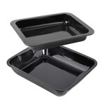 ZENKER Lot de 2 plats à four rectangulaires 40 x 34 cm et 33 x 25 cm Zenker Special Cooking