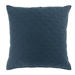 Paris Prix Housse de Coussin  Mellow  60x60cm Bleu & Blanc