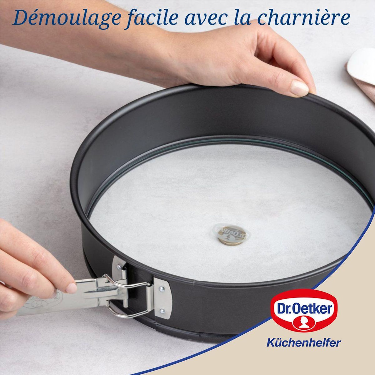 DR.OETKER Ensemble de 2 Moules à manqué à charnière 26 cm Dr.Oetker Tradition