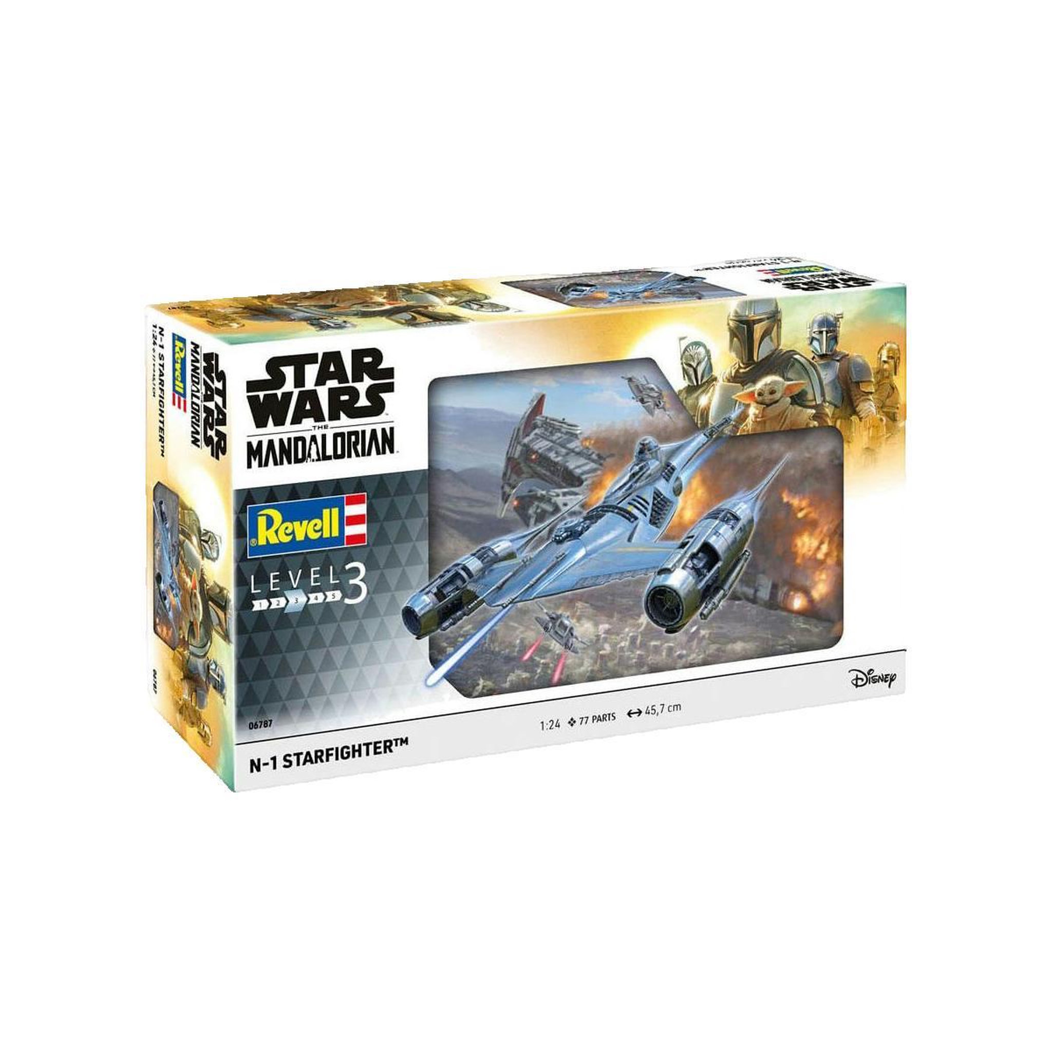 Voir la diapositive 3 : Revell Maquette Revell N1 Starfighter argent
