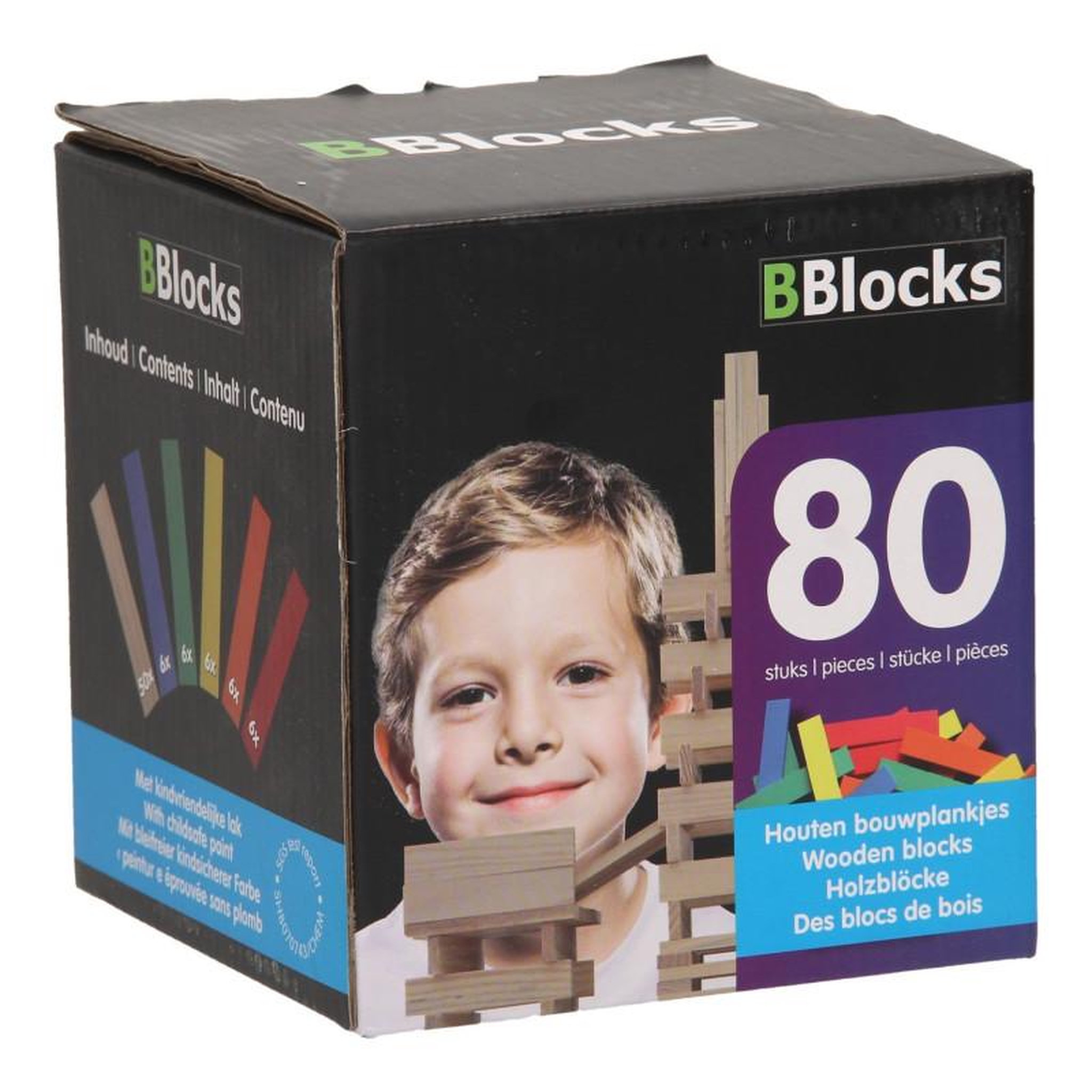 Voir la diapositive 2 : BBLOCKS BBlocks - Bblocks Building boards Color, 80dlg. BBL80-N