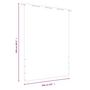Voir la diapositive 5 : VIDAXL Ecran de balcon Rouge 160x240 cm Tissu Oxford