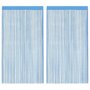 Voir la diapositive 2 : VIDAXL Rideau en fils 2 pcs 140 x 250 cm bleu clair