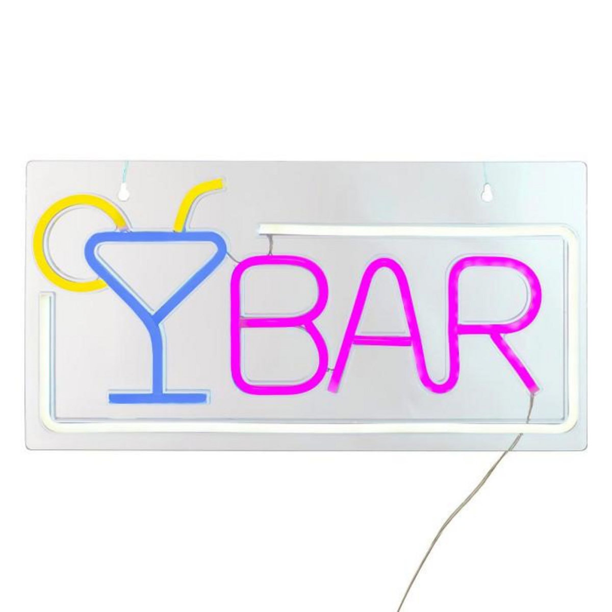 ATMOSPHERA Lampe Murale Néon LED  Bar  42cm Multicolore