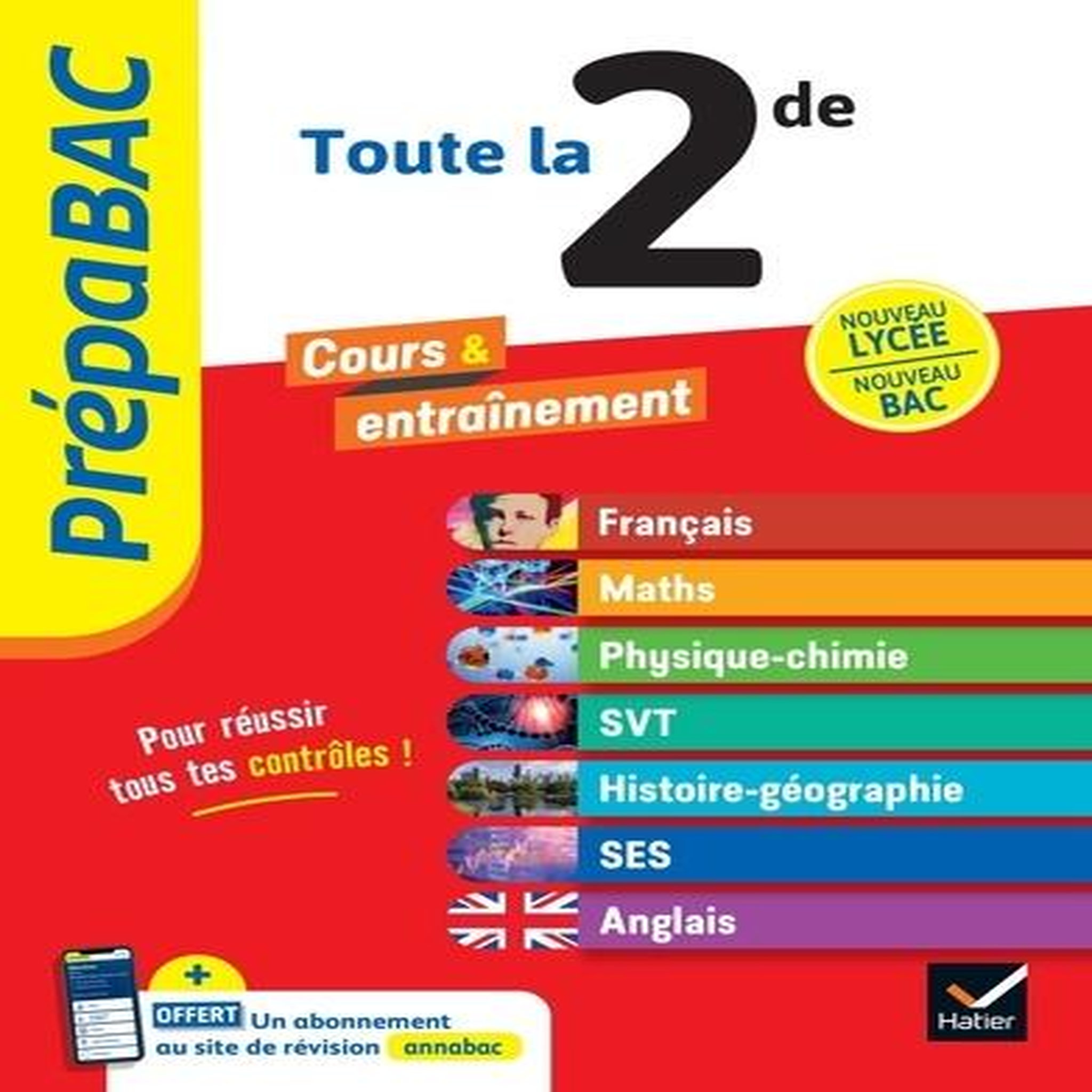 TOUTE LA 2DE. NOUVEAU LYCEE, NOUVEAU BAC, Charon Séverine