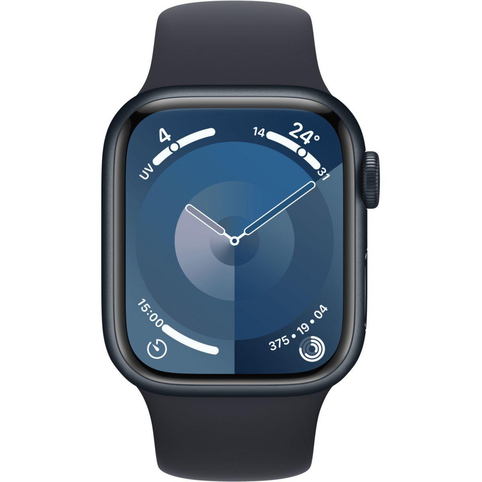 Voir la diapositive 2 : APPLE Montre connectée Serie 9 41mm Aluminium/Minuit M/L