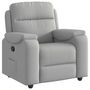 Voir la diapositive 2 : VIDAXL Fauteuil inclinable gris nuage tissu