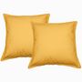Voir la diapositive 2 : Sensei Maison Lot de 2 taies d'oreiller en percale lavée HOME WASHED