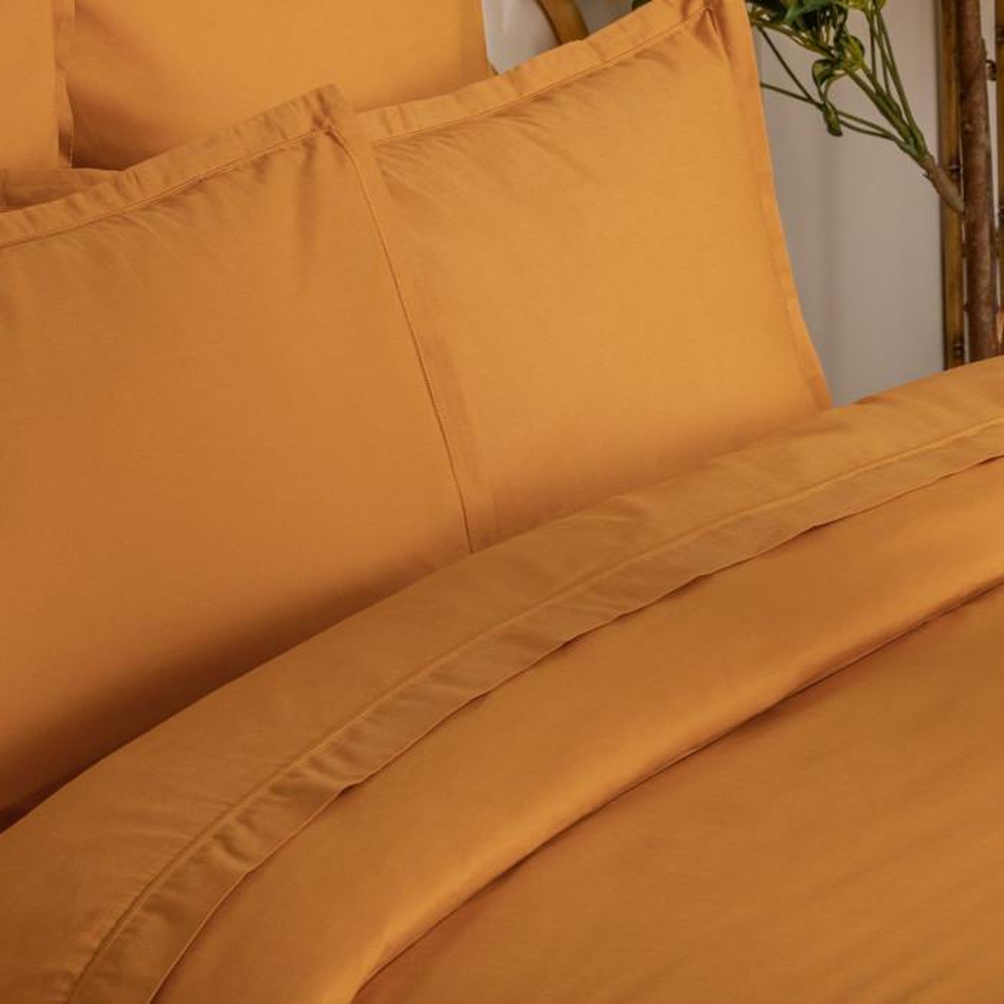 Voir la diapositive 4 : ATMOSPHERA Housse de couette  intérieur  240x220cm jaune cumin