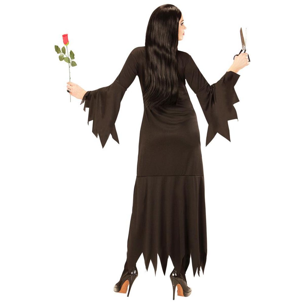 WIDMANN Déguisement de Sorcière Gothique - Mortisia - Adulte - XXL - 44/46